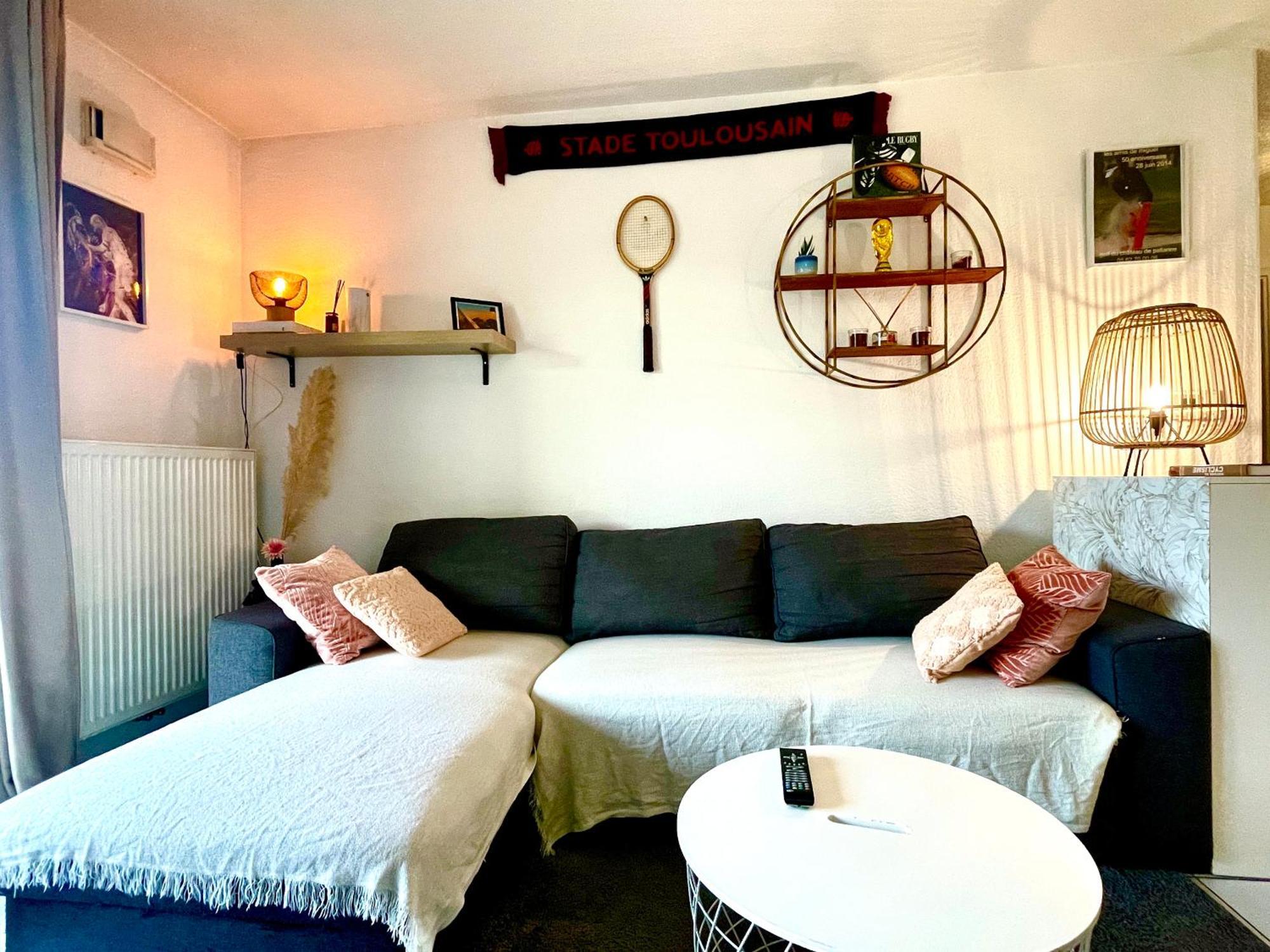 Bel Appartement T3 de 60m2 avec Parking, Terrasse, proche du Métro et du Périph Toulouse Exterior foto